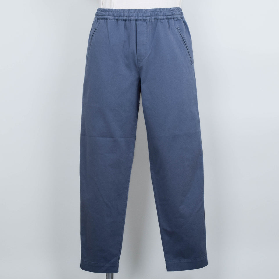 Folk Drawcord Assembly Pant - Soft Blue Brushed Twill