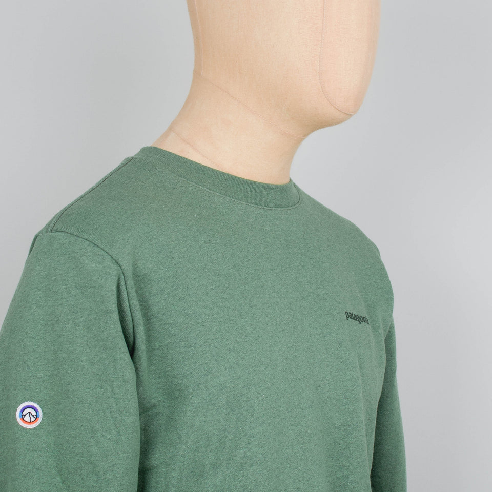 Patagonia Fitz Roy Icon Uprisal Crew Sweatshirt - Terrain Green