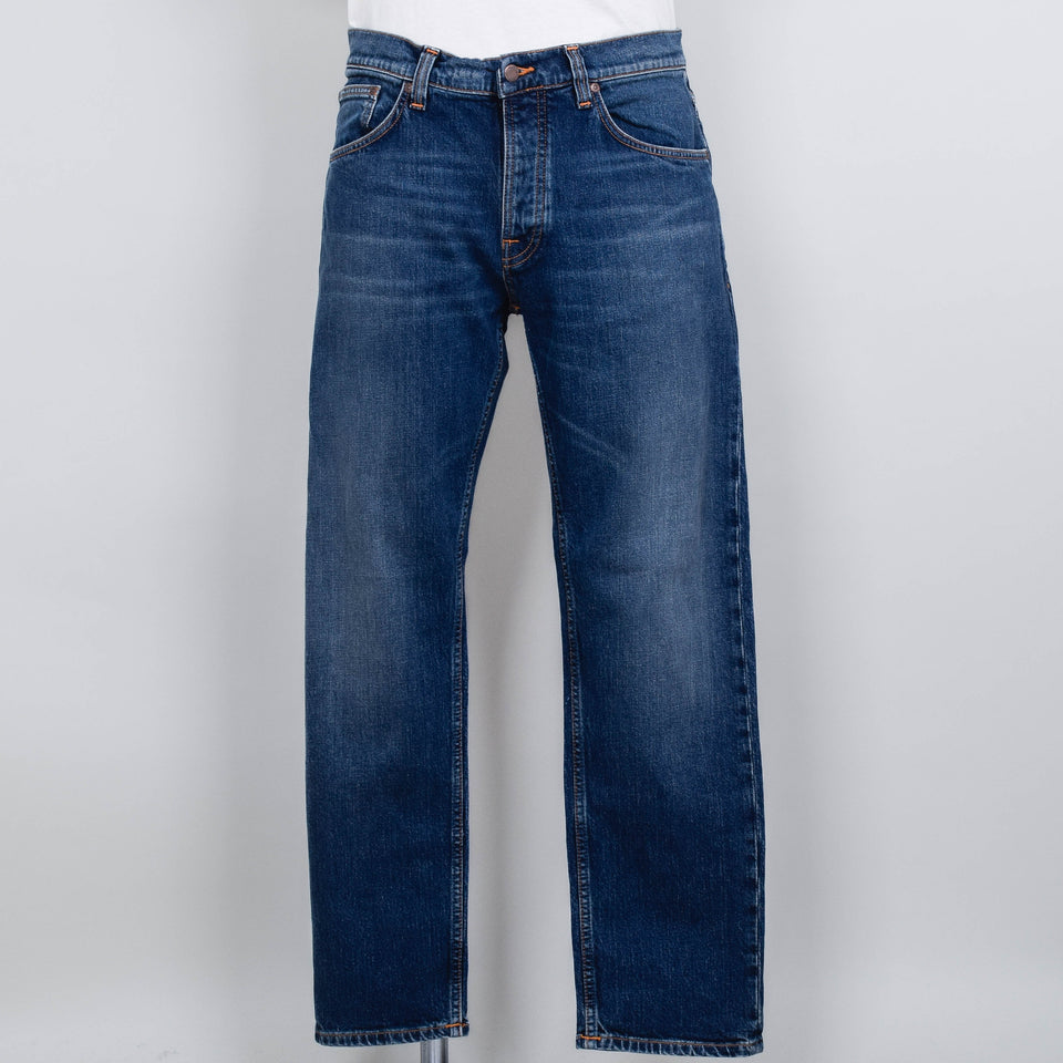 Nudie Jeans Solid Ollie - Wild Blue