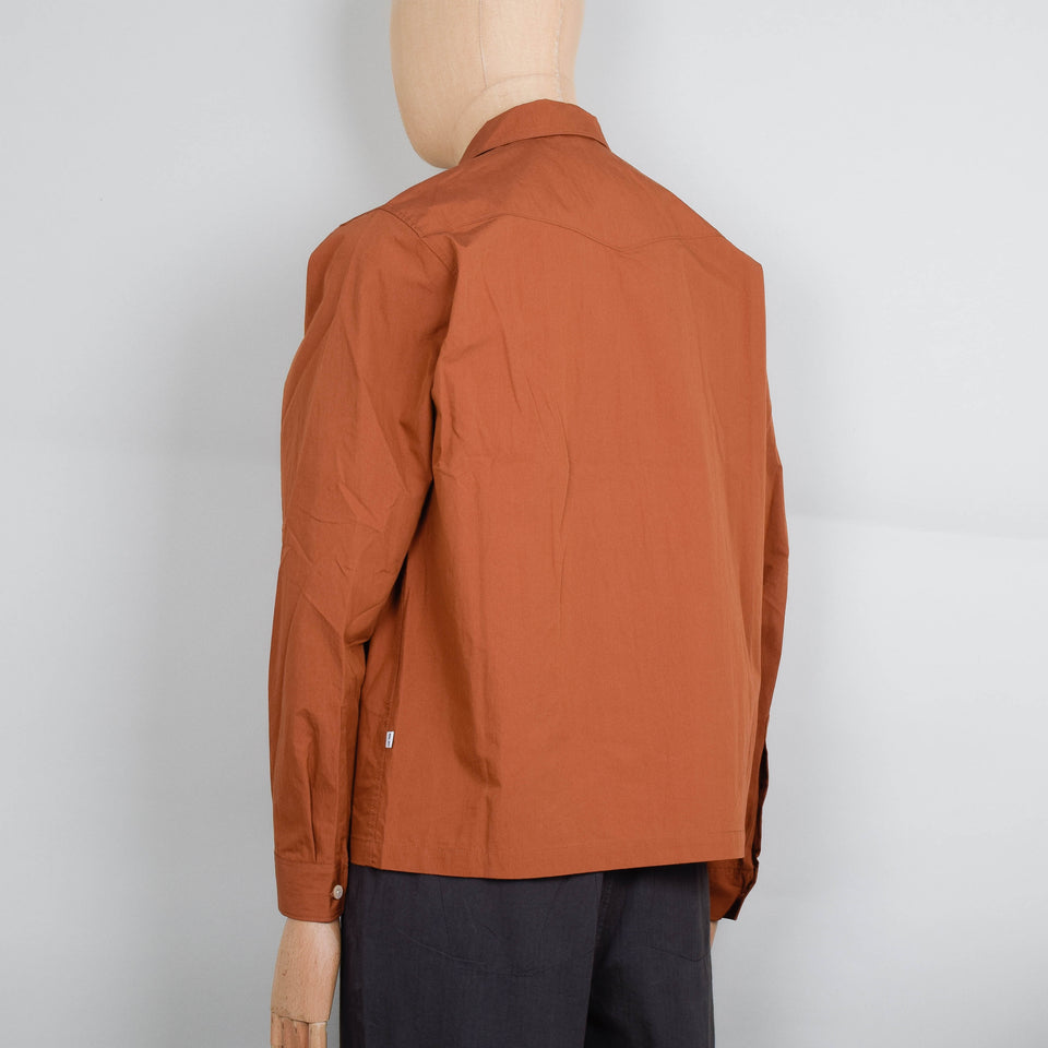 NN. 07 Virgil Zip Shirt - Caramel