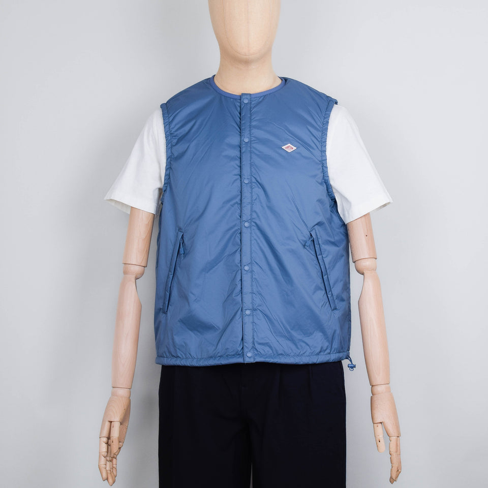 Danton Insulation Collarless Vest - Light Blue