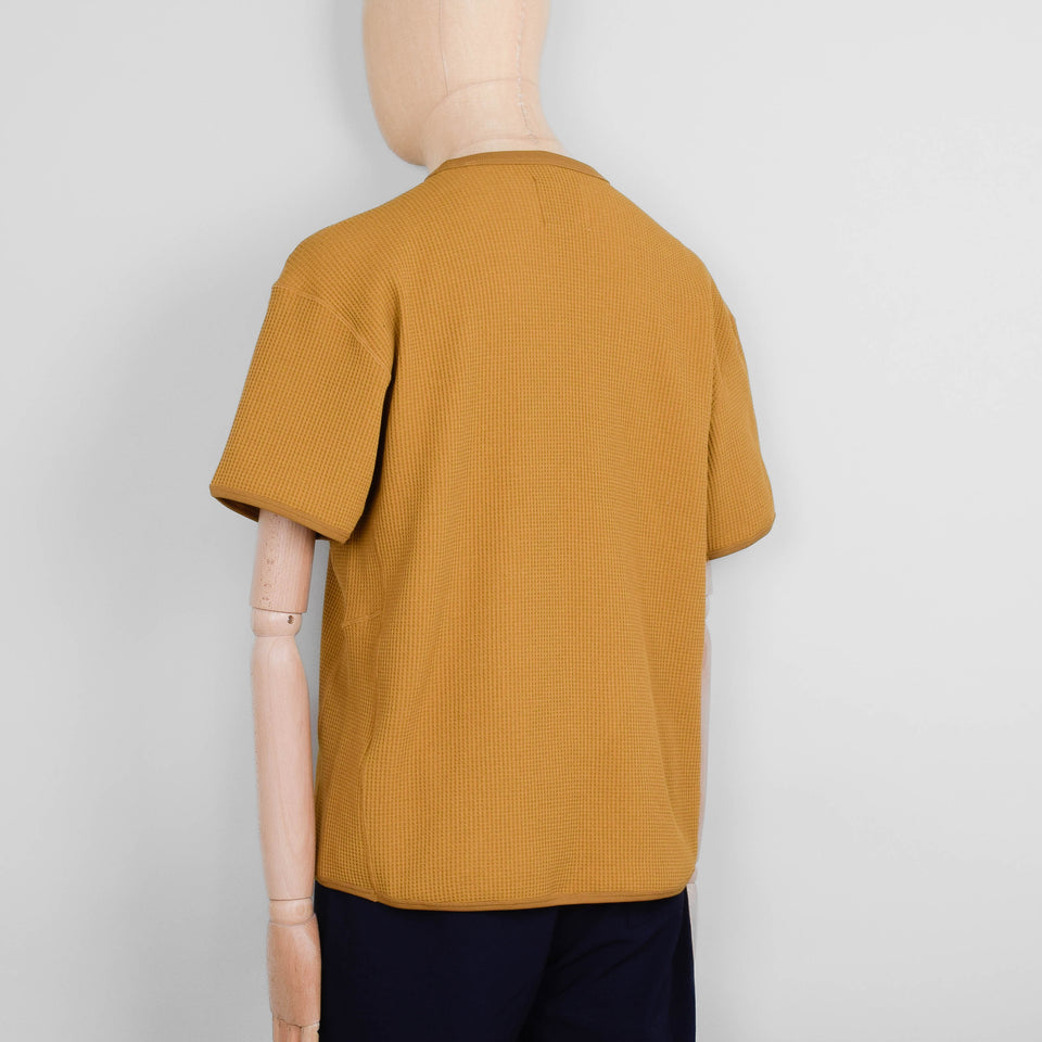 Snow Peak Dry Waffle T-Shirt - Mustard