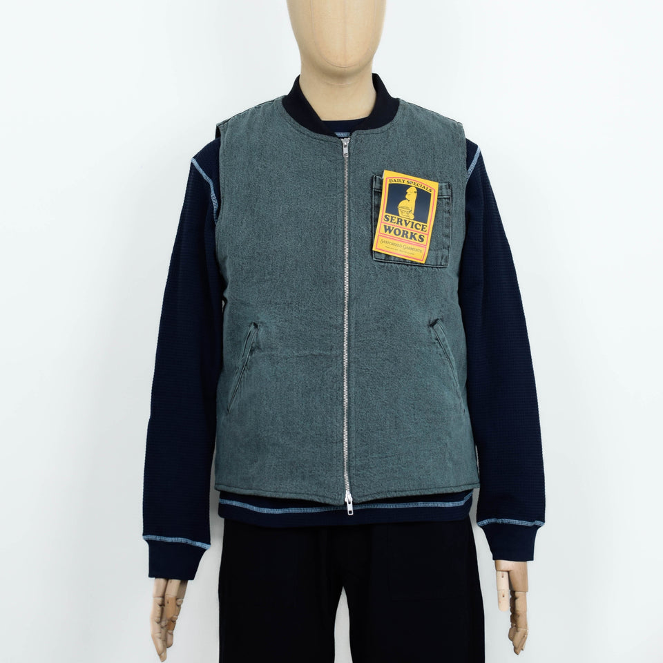 Service Works OD Work Vest Jacket - Sage