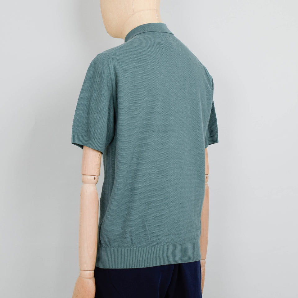 Beams Plus Pique Polo 14G - Olive