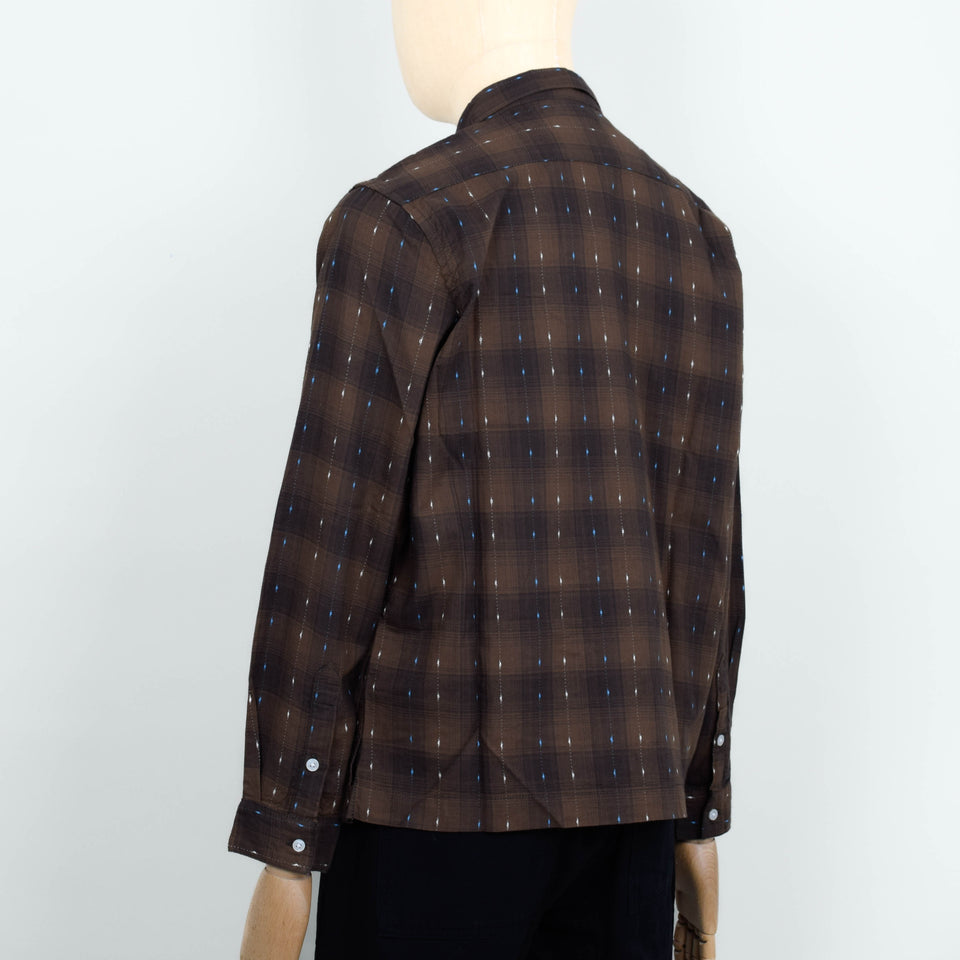 Service Works Drag Stitch Resort Shirt - Brown