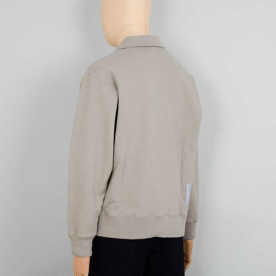 Norse Projects Fraser Relaxed Loopback Tab Series L/S Polo- Sand