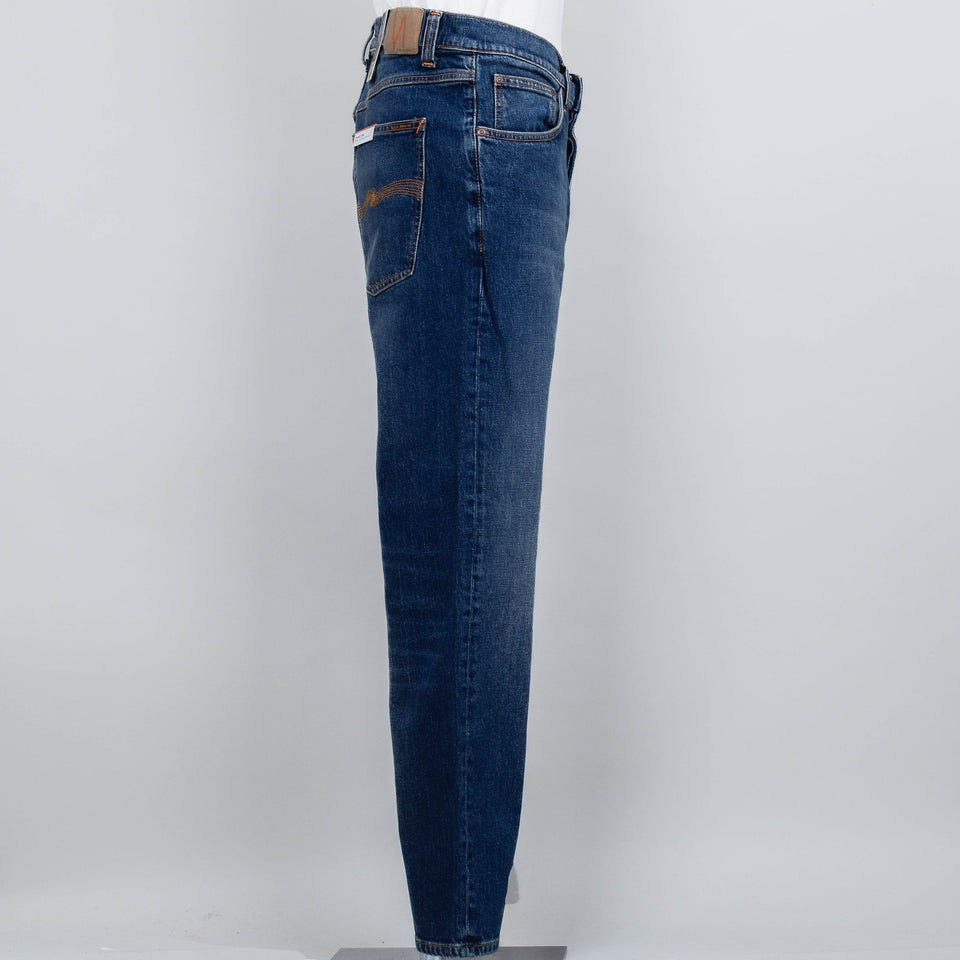 Nudie Jeans Solid Ollie - Wild Blue