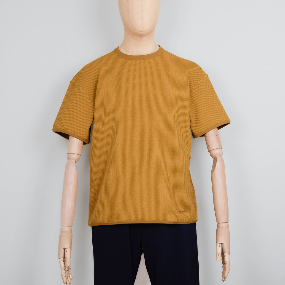 Snow Peak Dry Waffle T-Shirt - Mustard