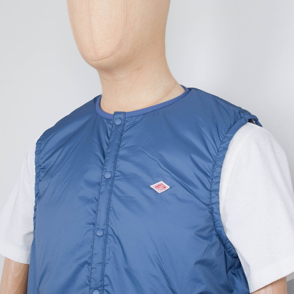 Danton Insulation Collarless Vest - Light Blue