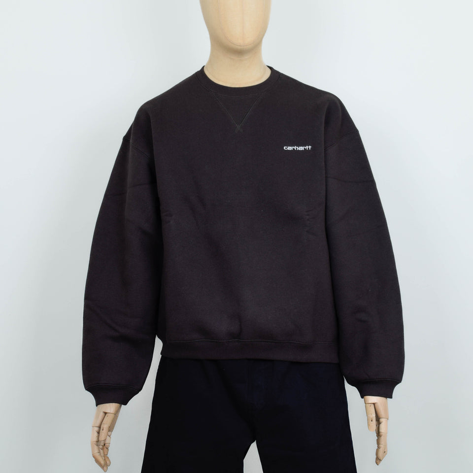 Carhartt WIP Ebbert Sweat - Tobacco/White