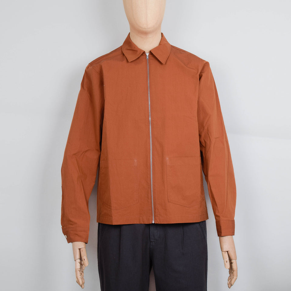 NN. 07 Virgil Zip Shirt - Caramel