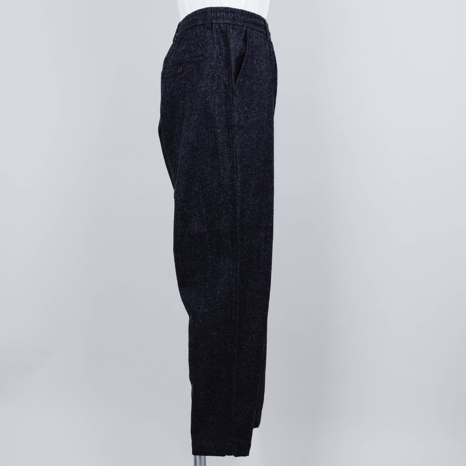 Universal Works Pleated Track Pant Anders Wool - Grey