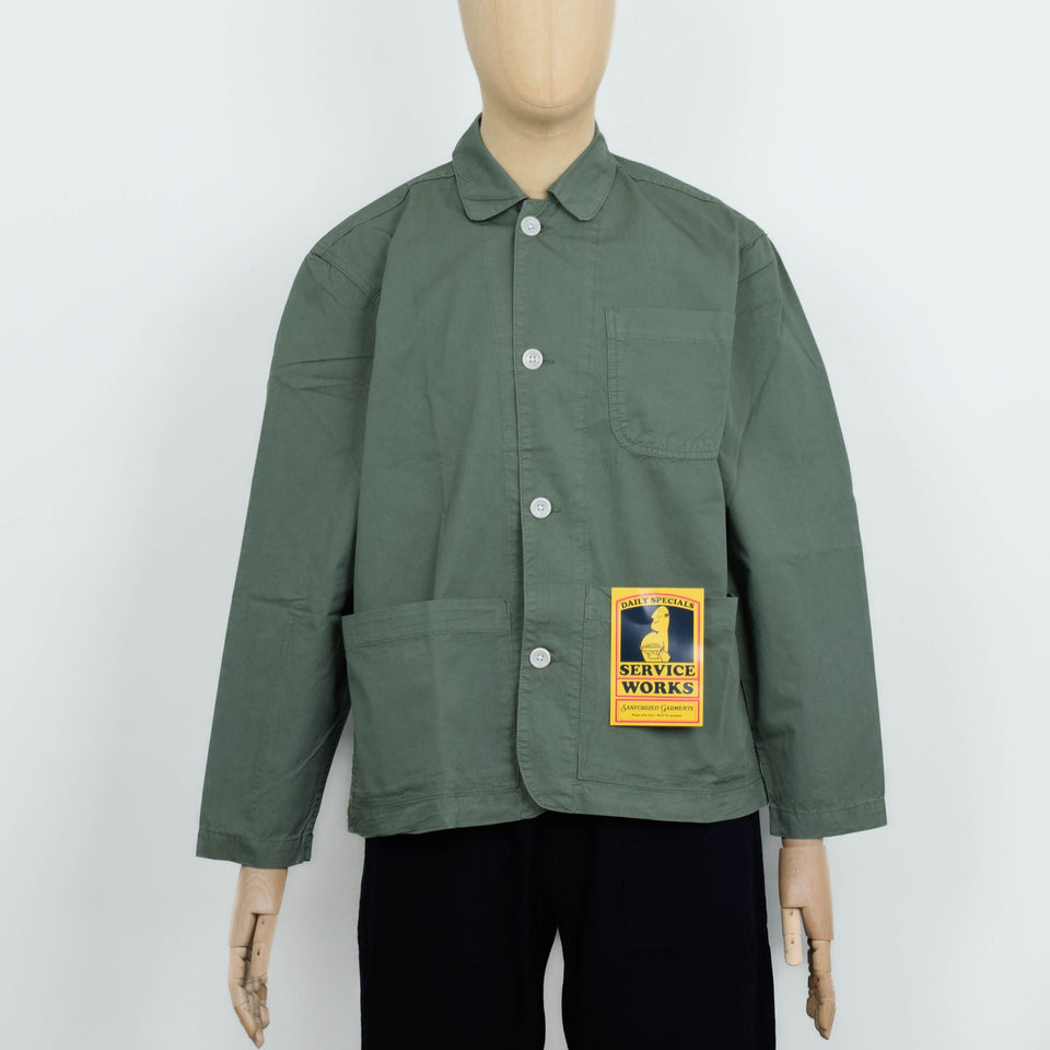 Service Works Easy Chef Shirt Tech Twill - Olive