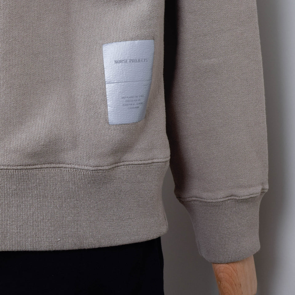 Norse Projects Fraser Relaxed Loopback Tab Series L/S Polo- Sand