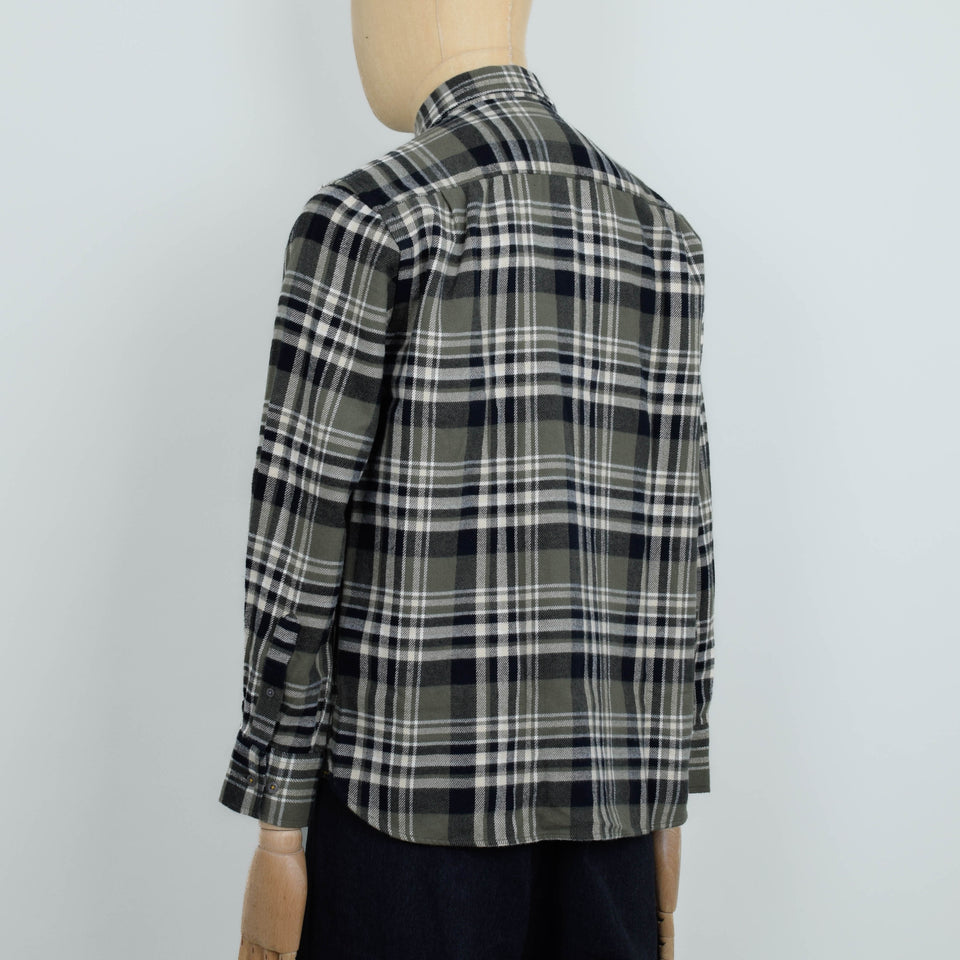 Universal Works Standard Shirt Jazz Check - Olive