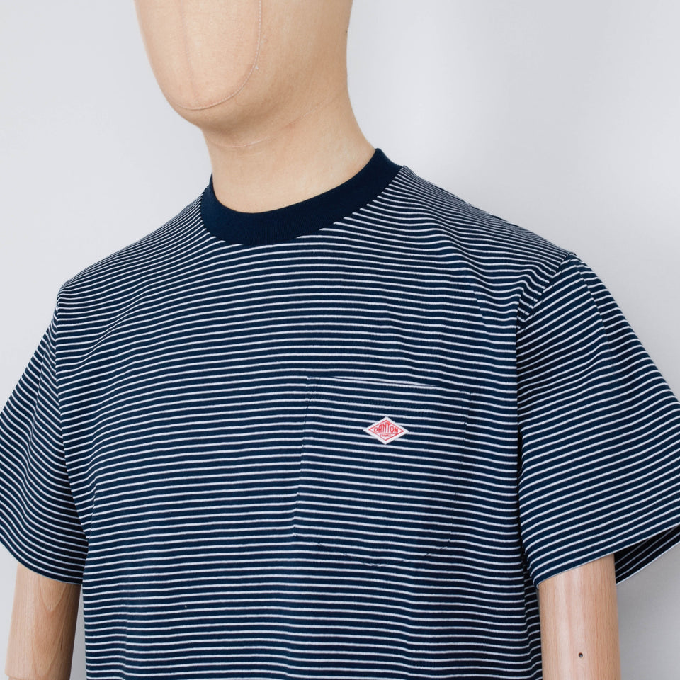 Danton Pocket T-Shirt - Green/White