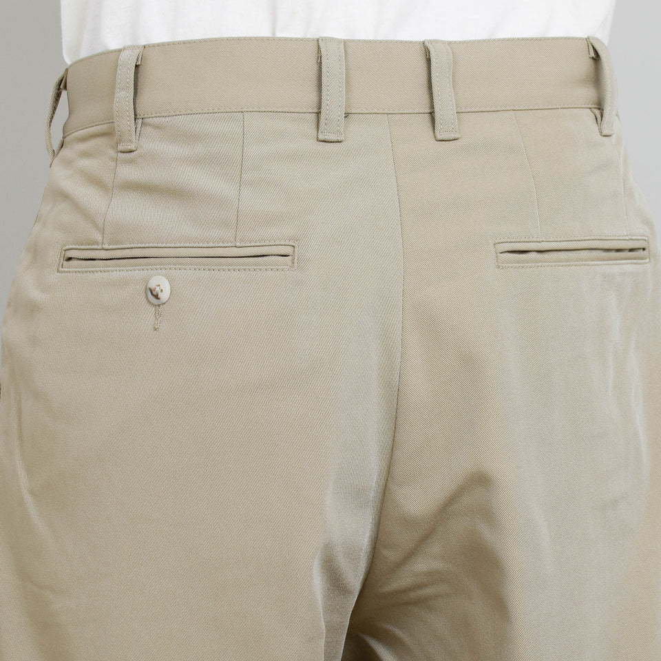 Beams Plus 2 Pleats PE Twill - Sand