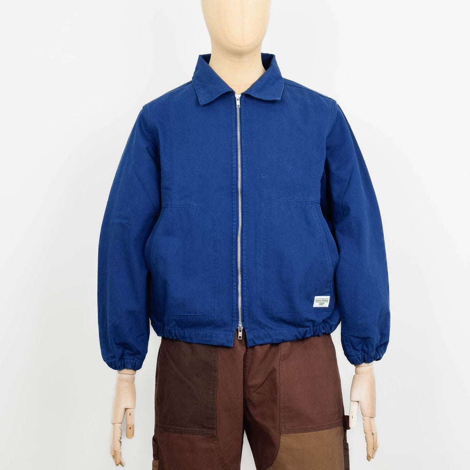 Service Works Twill Work Jacket - Blue