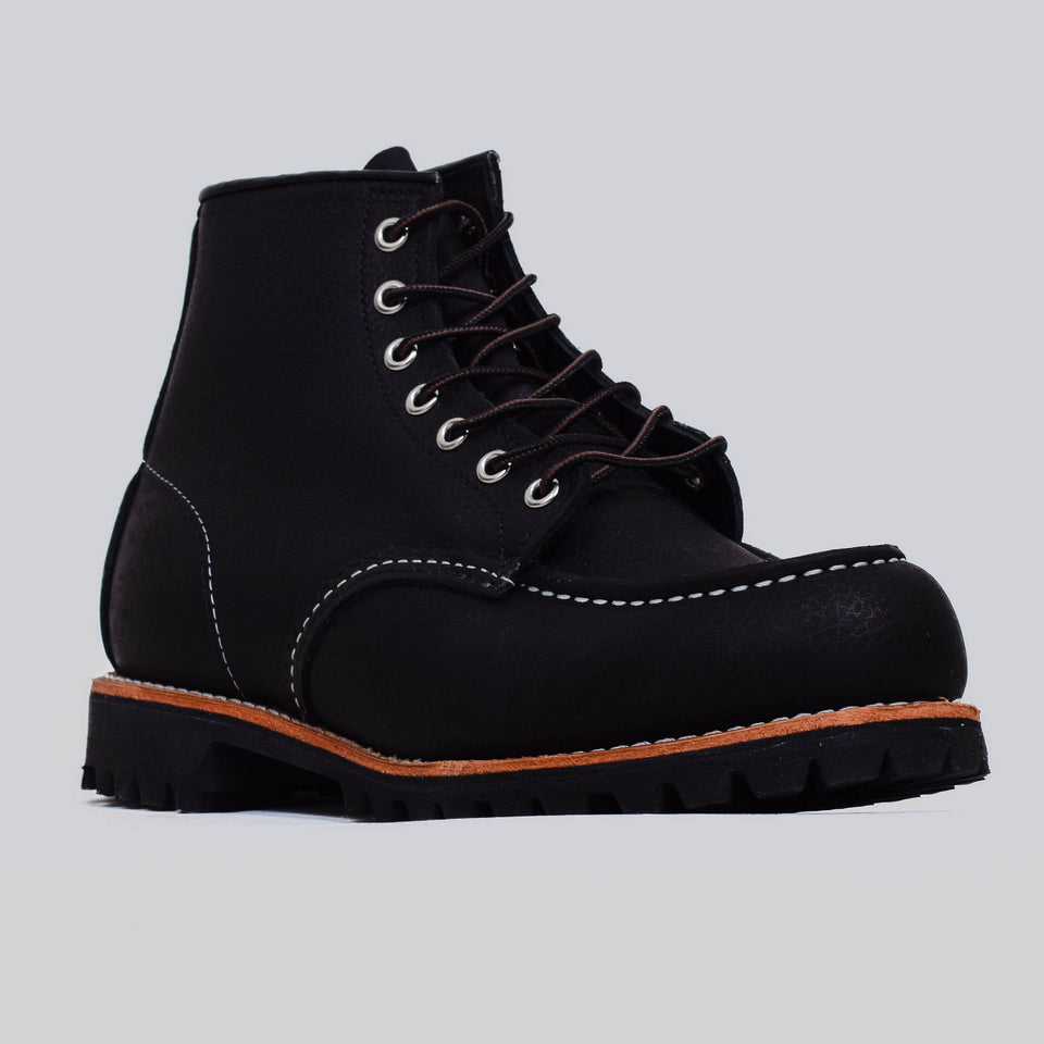 Red Wing 6" Roughneck - Oil Slick Black Leather
