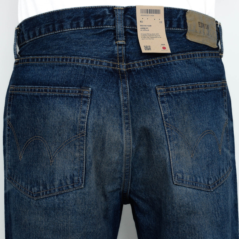 Edwin Loose Fit - Blue Dark Used (019C) Selvage