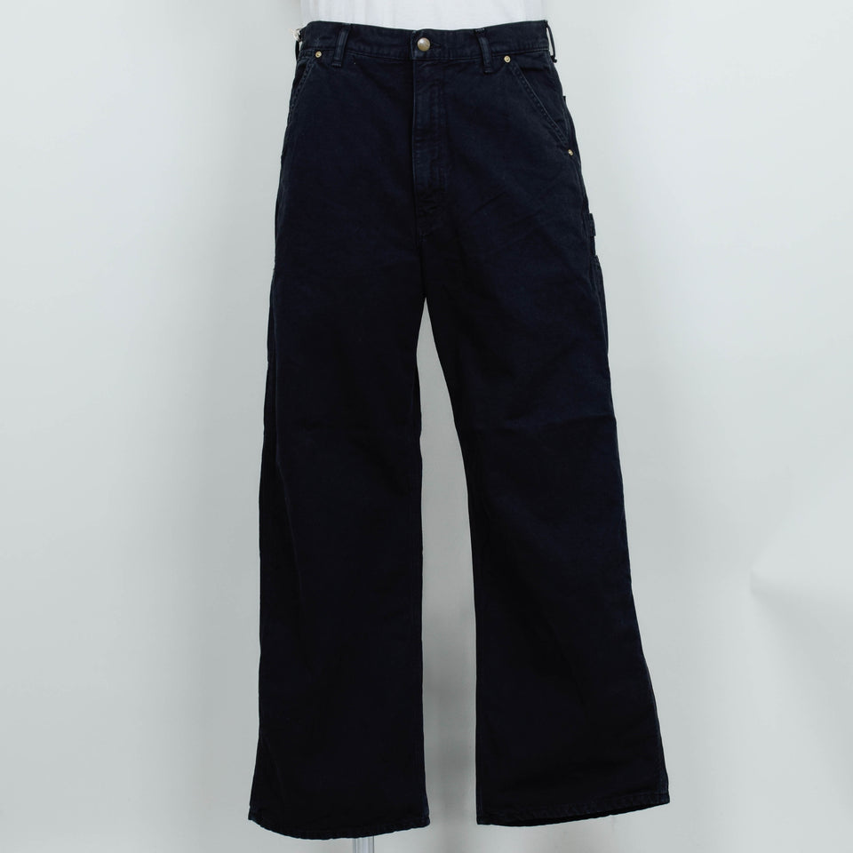 Orslow Dad's Fit Oxford Painter Pants - Black