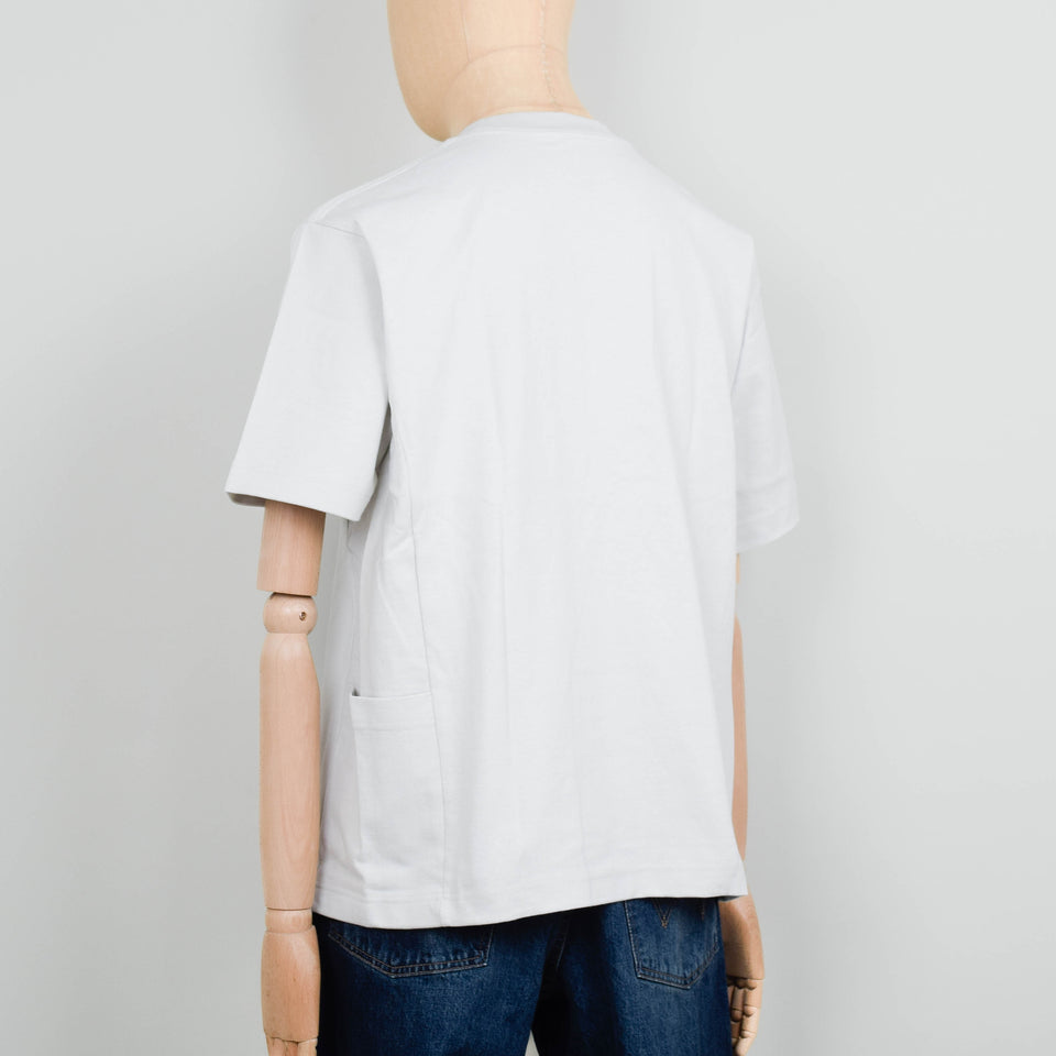 Snow Peak Border T-Shirt Heavy Cotton - White