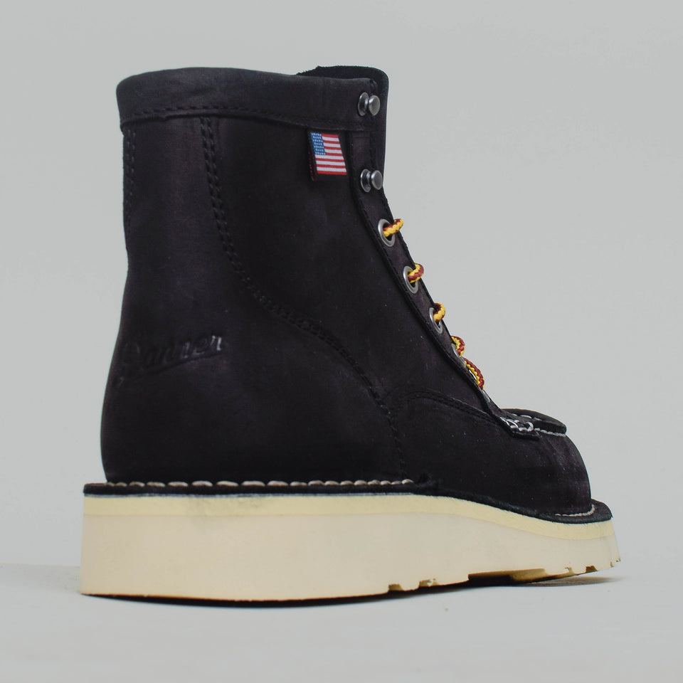 Danner Bull Run Moc Toe 6" - Black