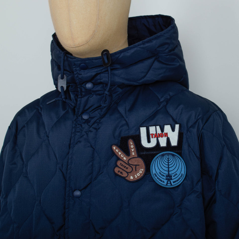 Universal Works x Taion Down Mod Parka - Dark Navy