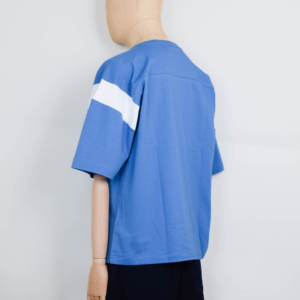 YMC Skate T-Shirt - Blue / White