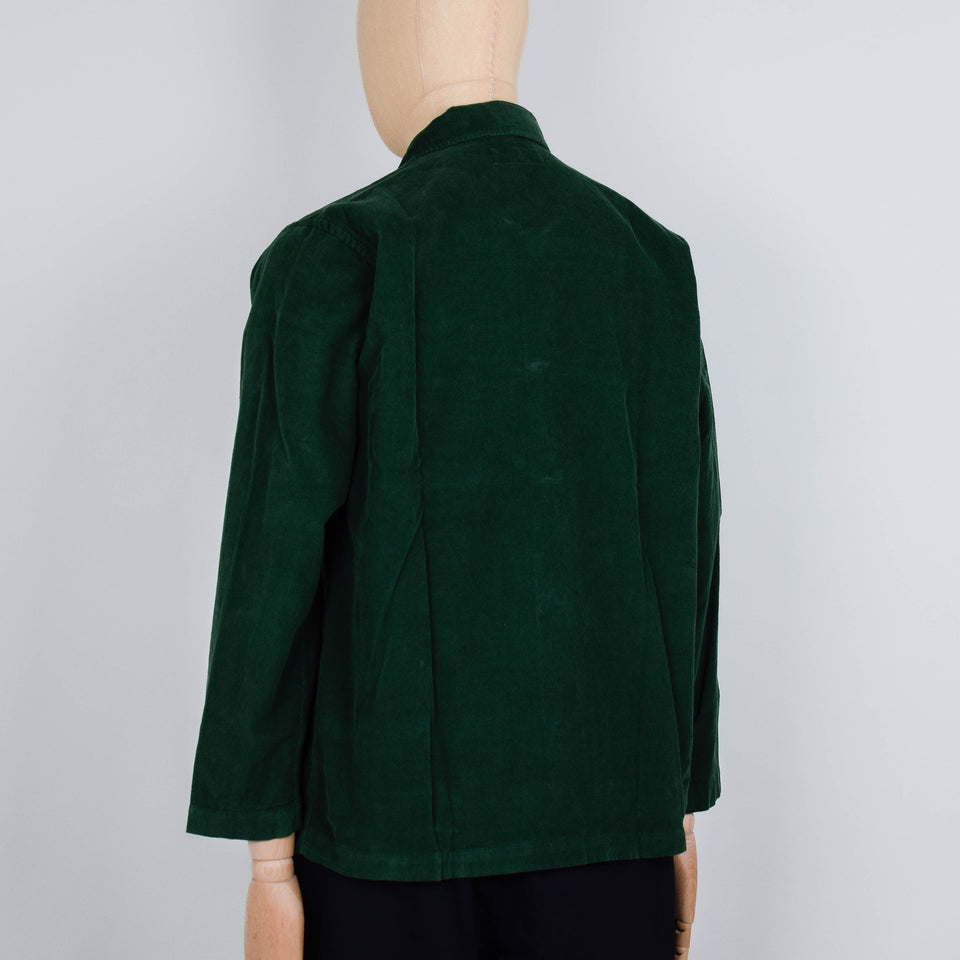 Universal Works Bakers Overshirt Fine Cord - Green