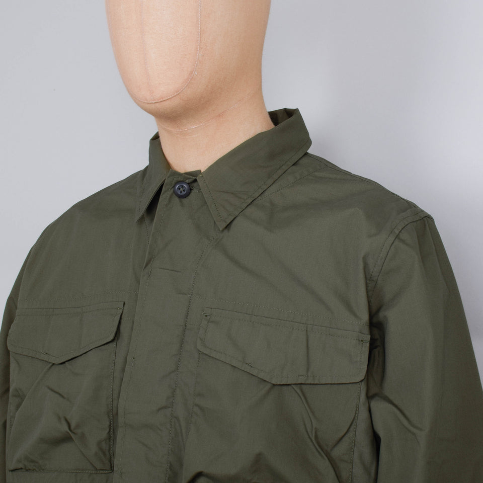 Universal Works Parachute Field Jacket Recycled Poly Tech - Olive