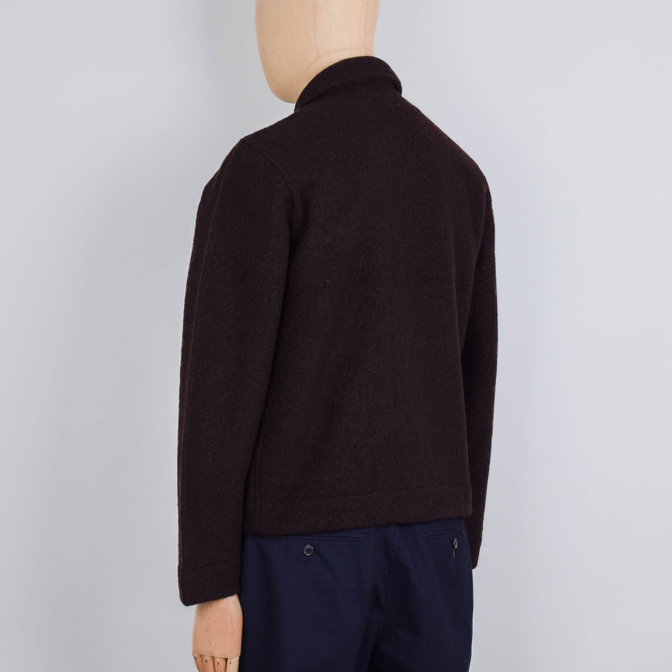 Universal Works Uniform Jacket Wool Fleece - Brown