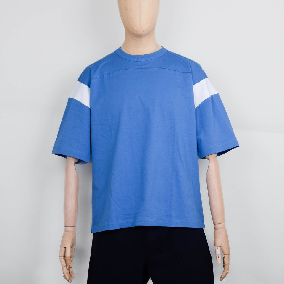 YMC Skate T-Shirt - Blue / White