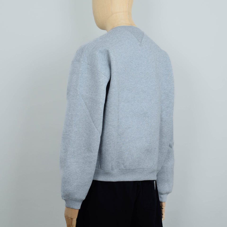 Carhartt WIP Ebbert Sweat - Grey Heather/White