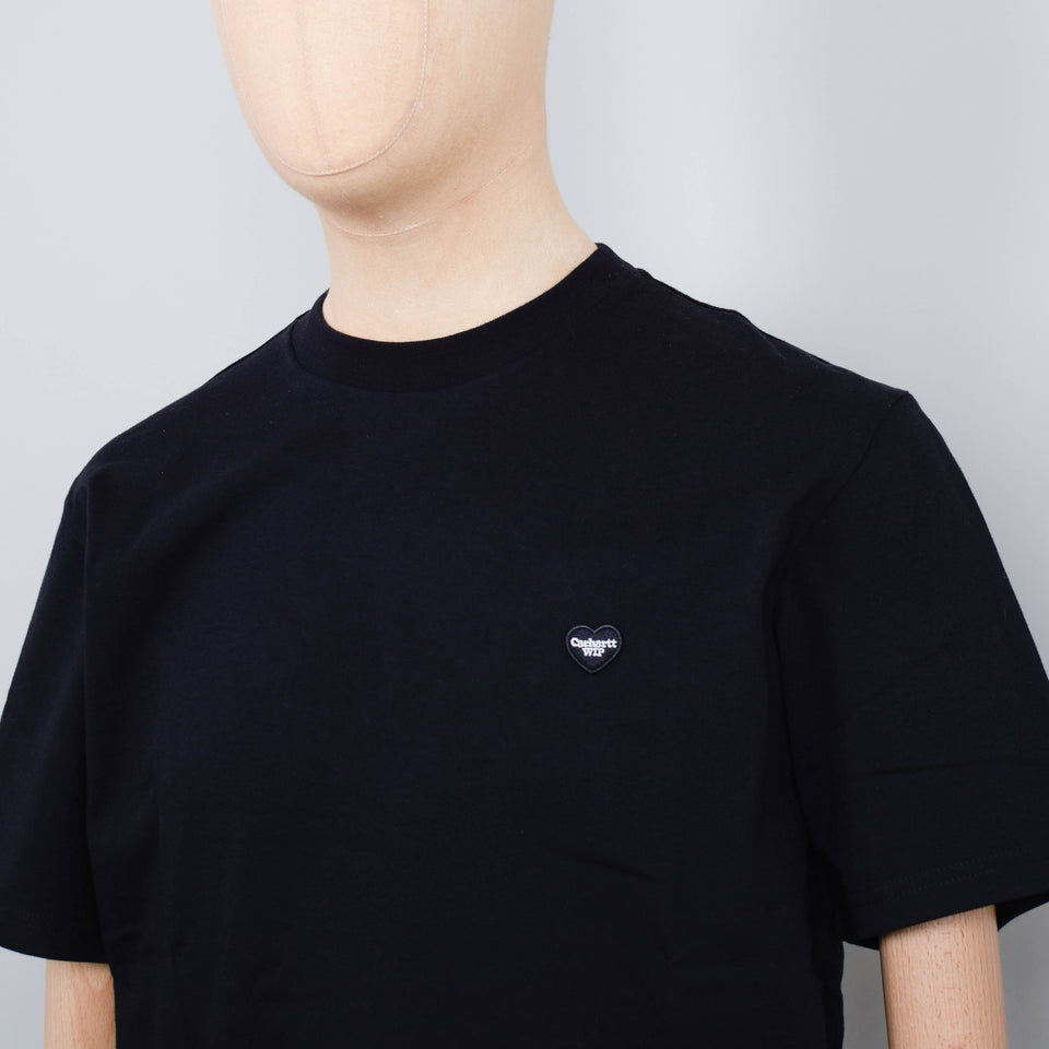 Carhartt S/S Small Heart T-Shirt - Black