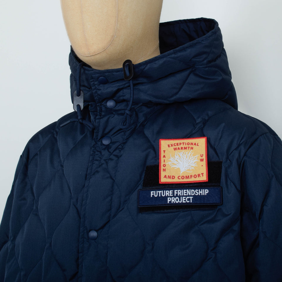 Universal Works x Taion Down Mod Parka - Dark Navy