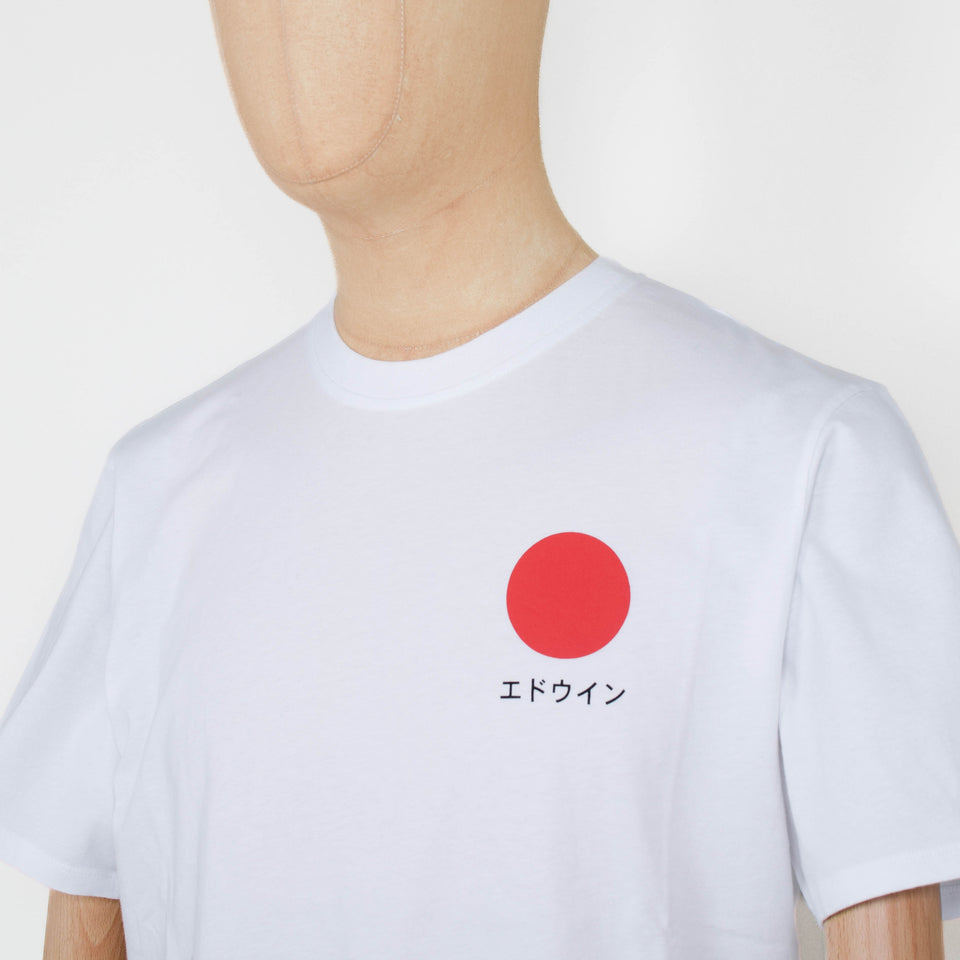 Edwin Japanese Sun T-Shirt - White Garment Washed