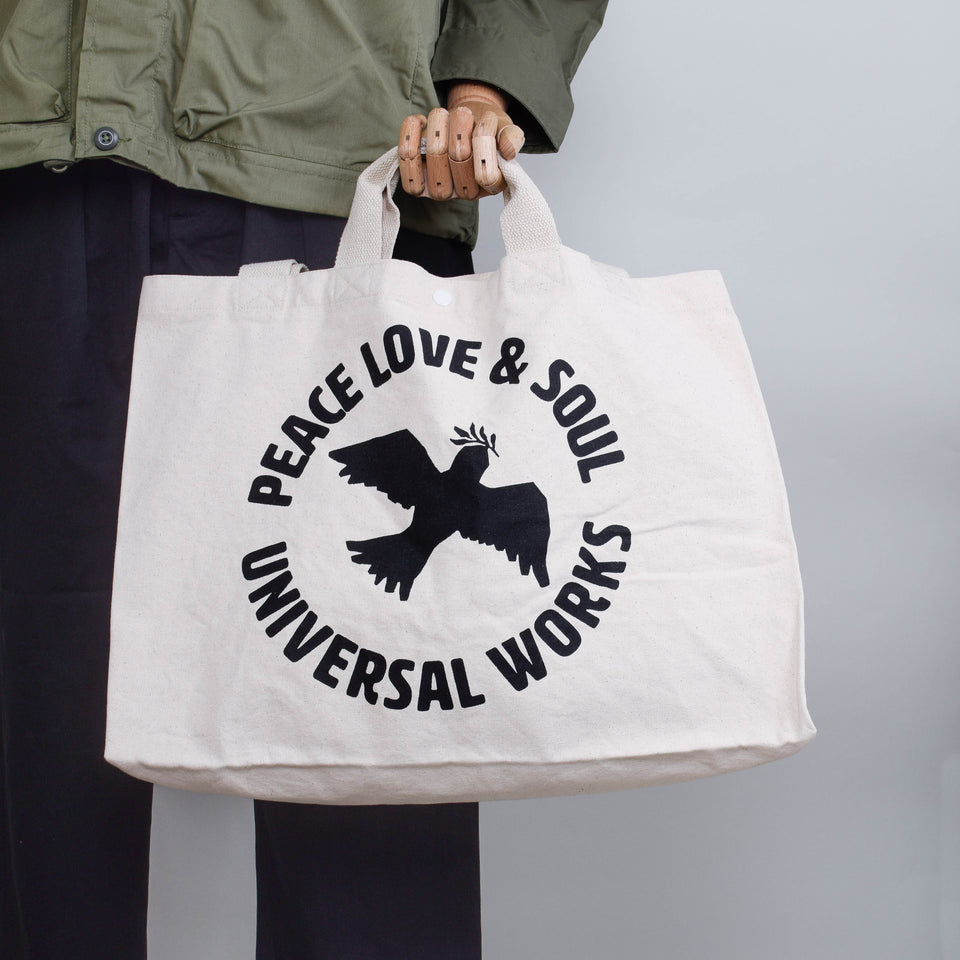 Universal Works Market Tote Canvas - Ecru