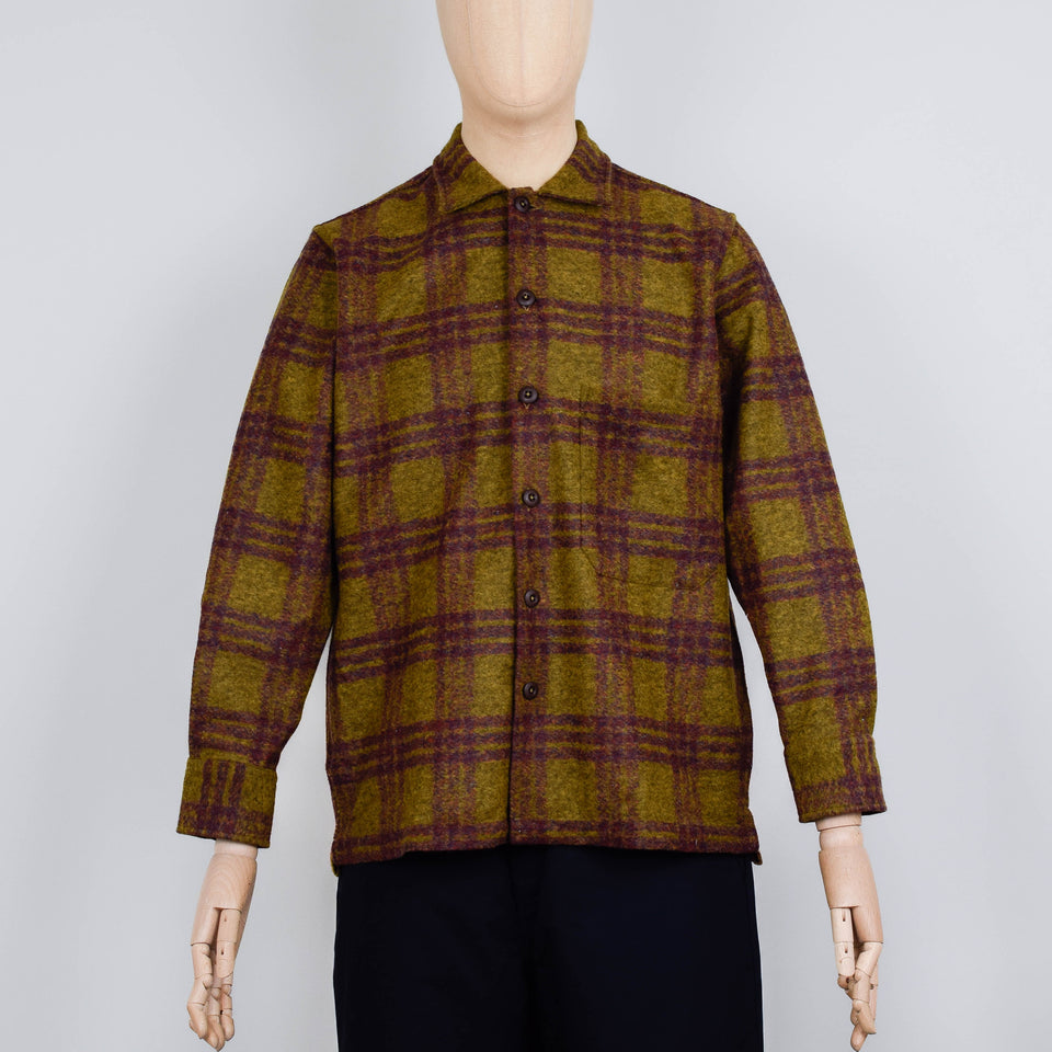 Universal Works Fatigue Shirt Brushed Boban - Gold