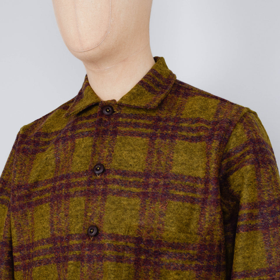 Universal Works Fatigue Shirt Brushed Boban - Gold