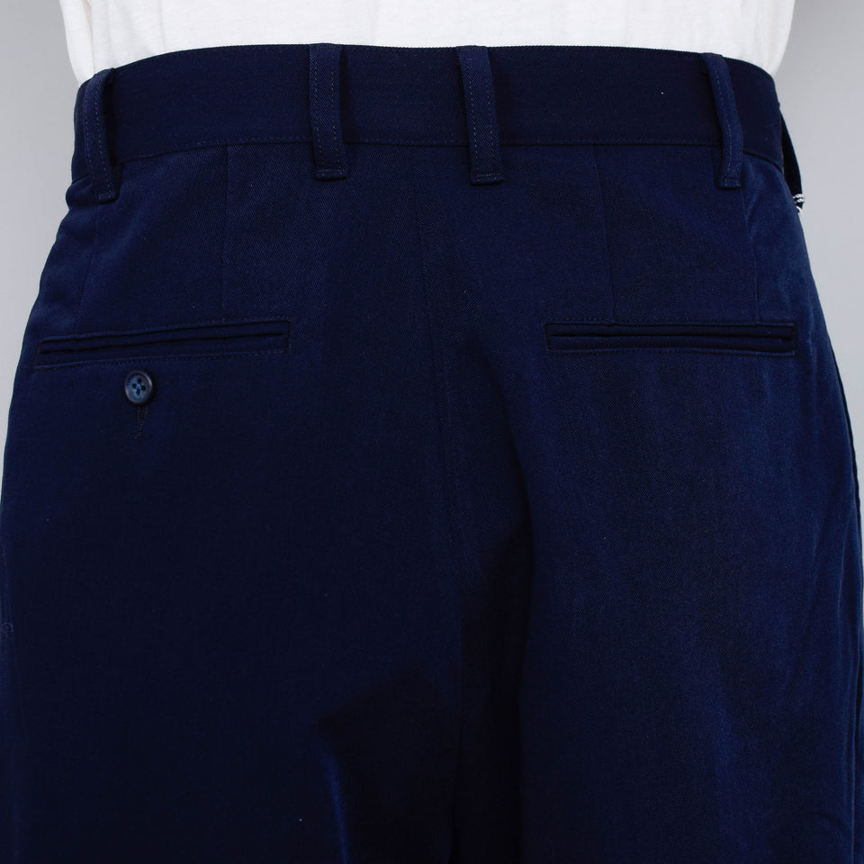 Beams Plus 2 Pleats PE Twill - Navy