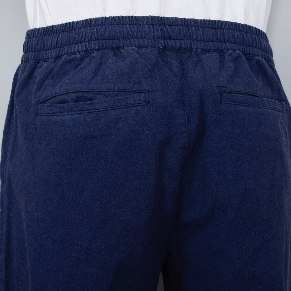 Folk Drawcord Assembly Pant - Soft Navy Linen