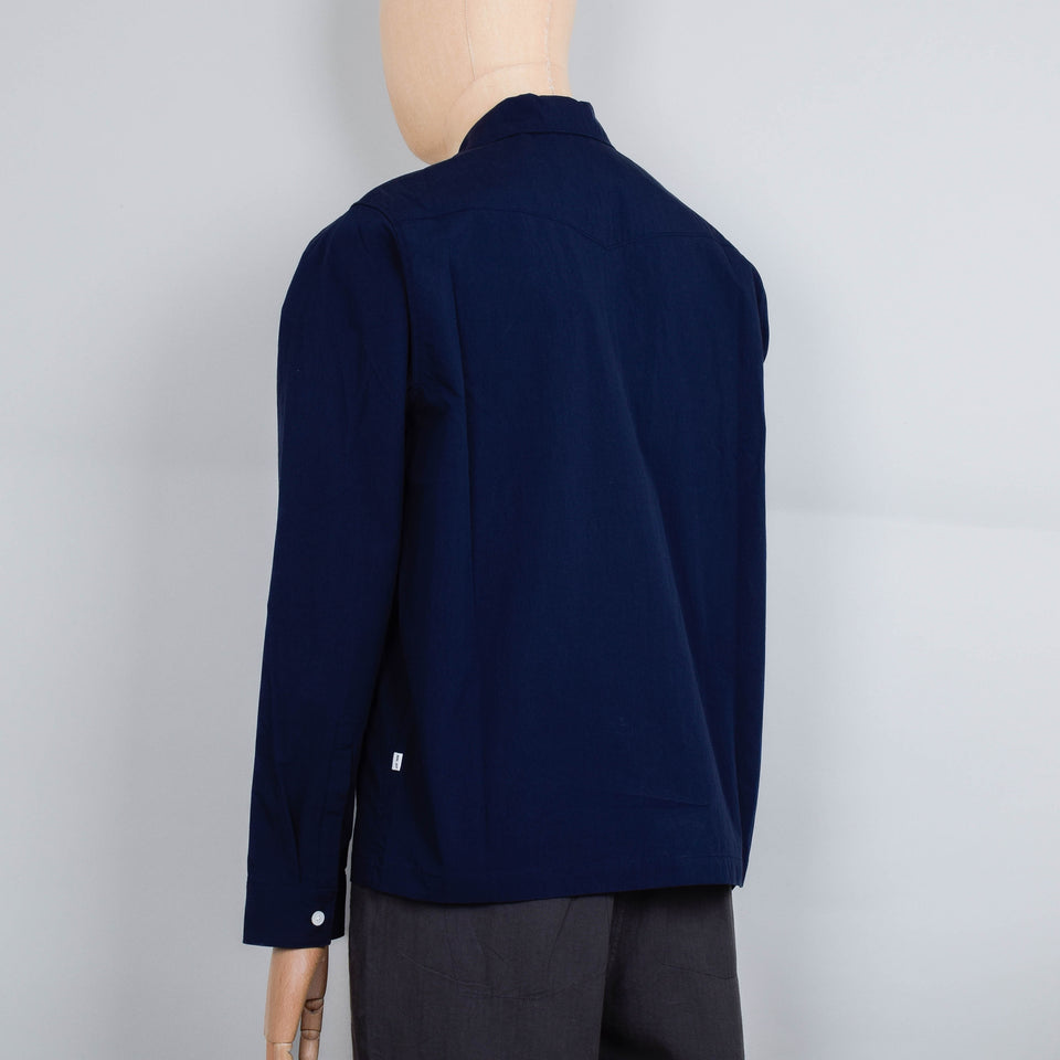 NN. 07 Virgil Zip Shirt - Navy