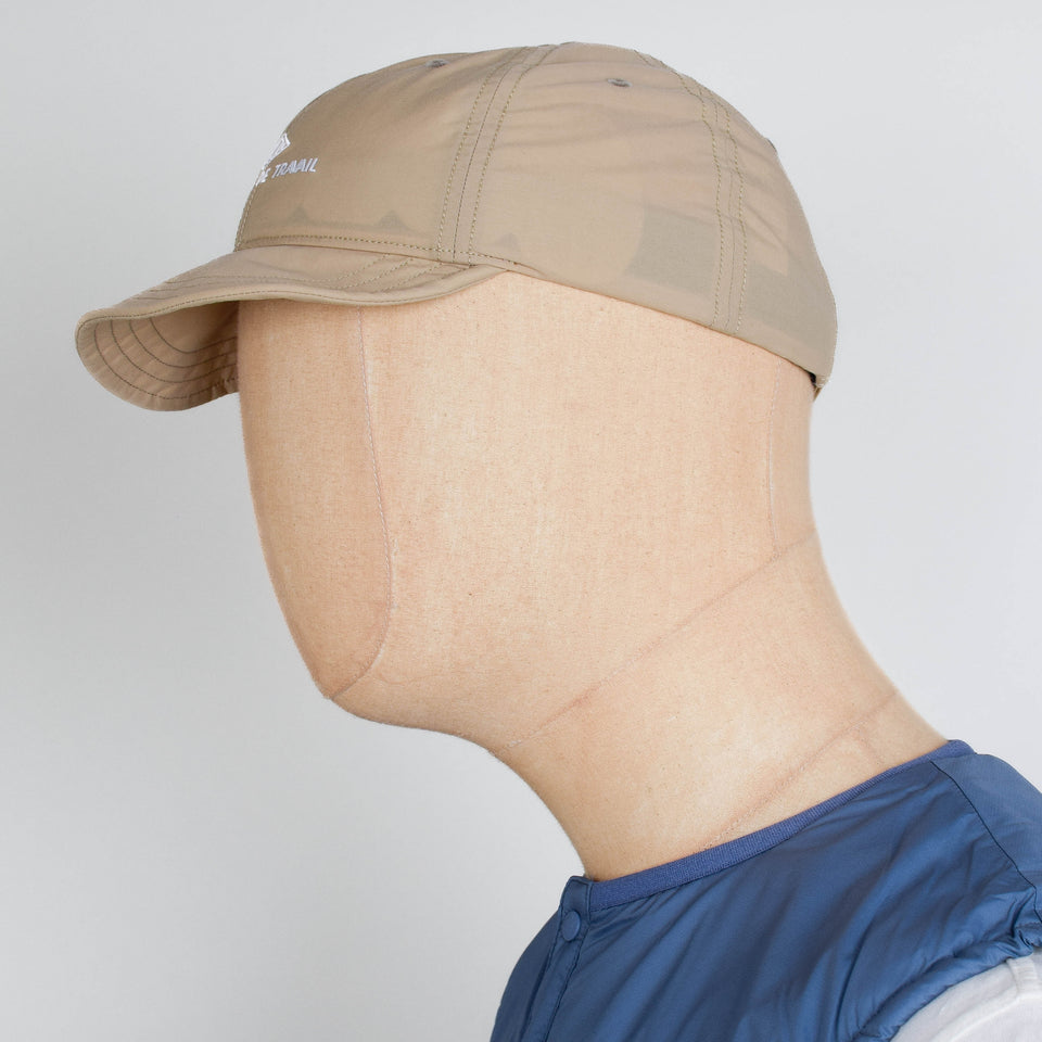 Danton 6 Panel Cap Flat Visor - Sand Beige / White