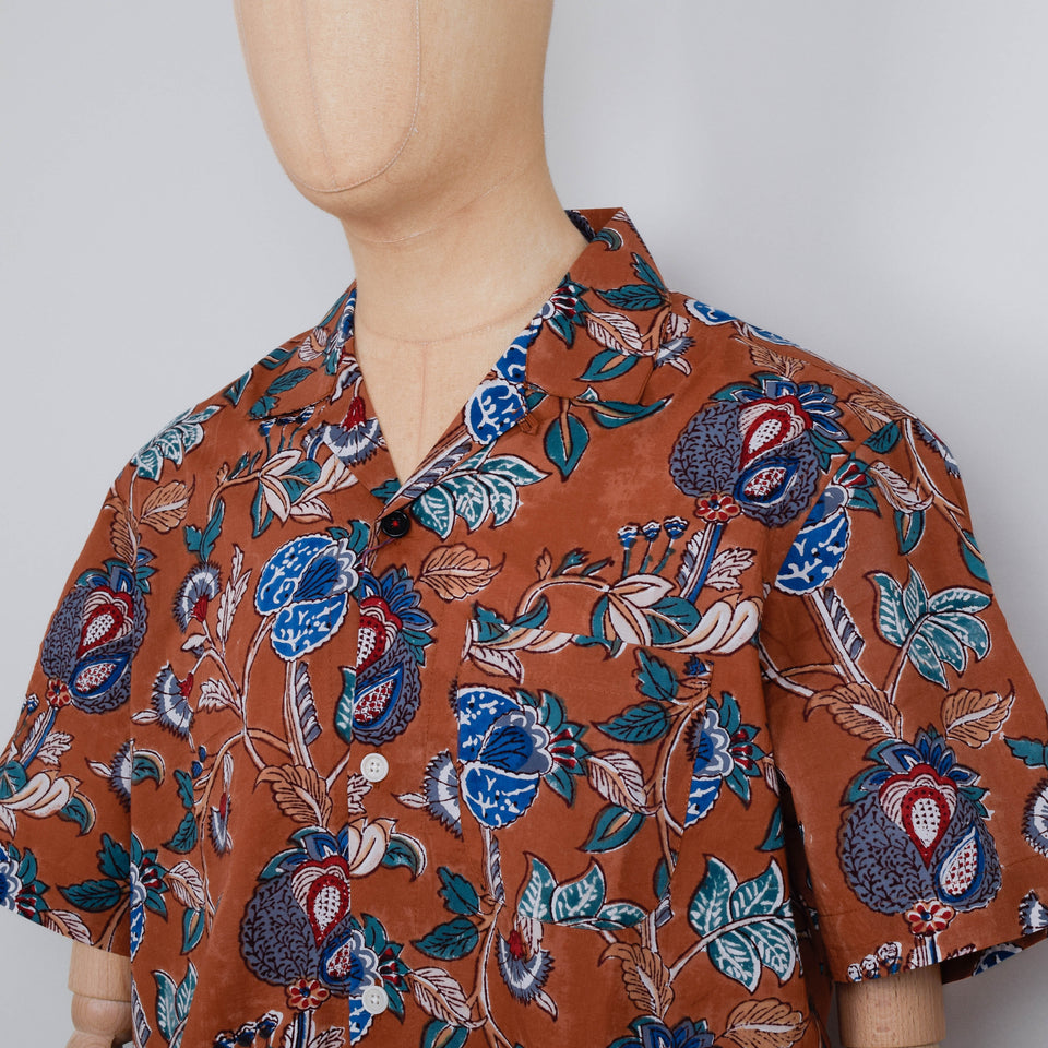 Kardo Ronen Block Shirt - Brown