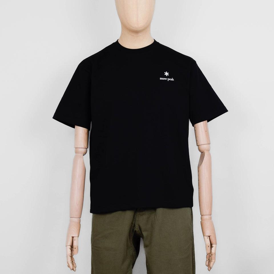 Snow Peak Standard Logo T-Shirt - Black