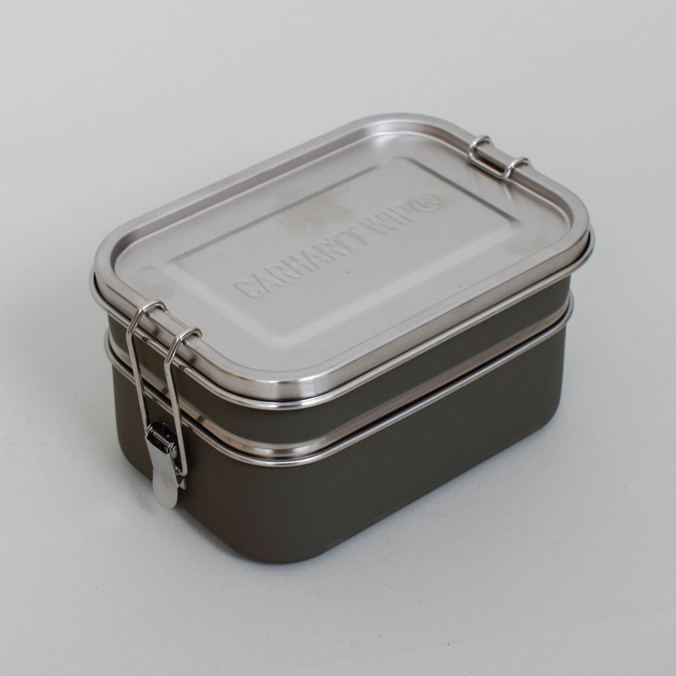 Carhartt WIP Tour Lunch Box - 100% Metal Smoke Green