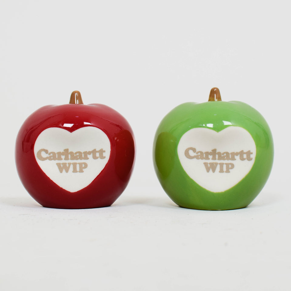 Carhartt WIP Spoiled Salt and Pepper Shakers - Red and Green Ceramic