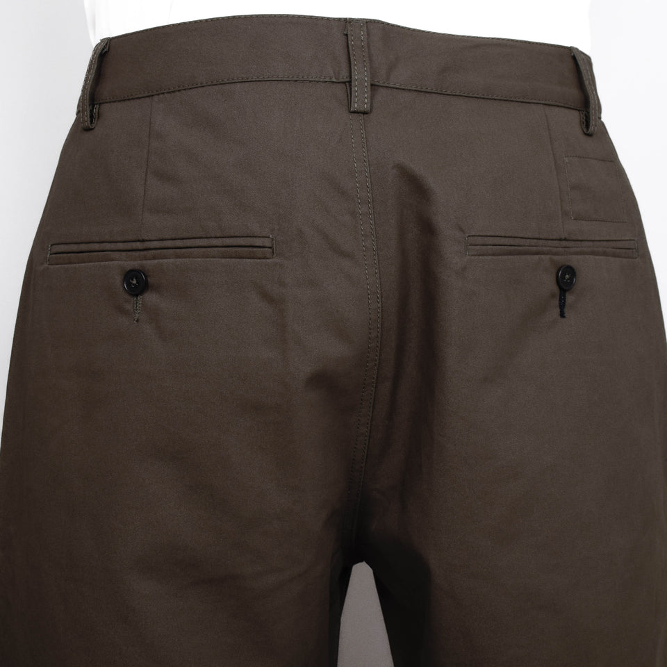 Universal Works Brushed Polytech Military Chino - Khaki