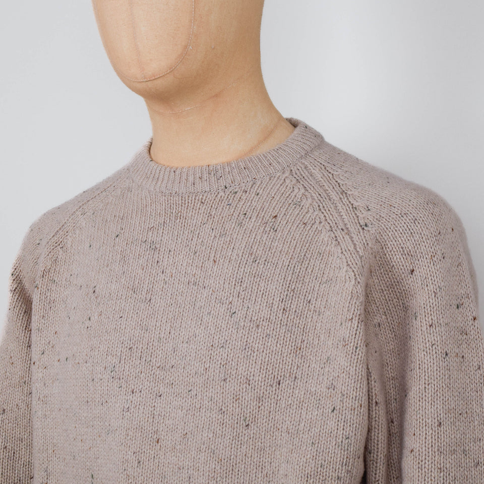 Carhartt WIP Anglistic Sweater  - Speckled Fleur de Sel